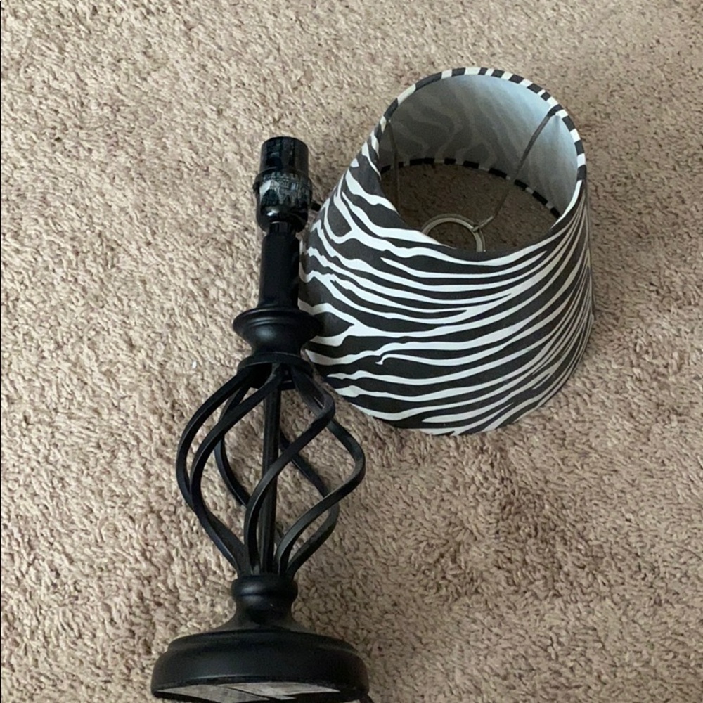 Lamp with shade